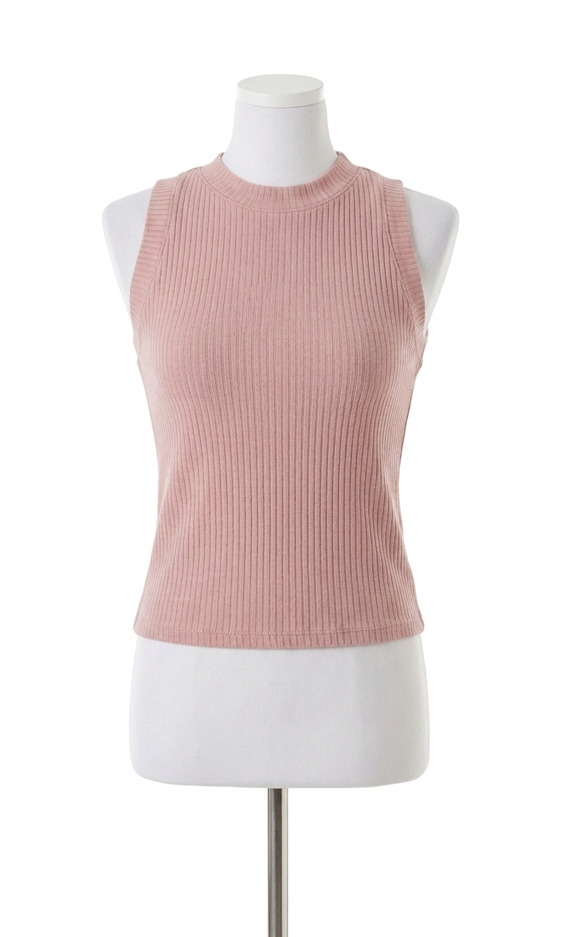 NEW PROJECT SOCIAL T player racerback rib tank in dusty lilac